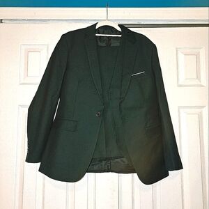 Men's 3pc Hunter/ Forest Green Slim Fit  XL Suit